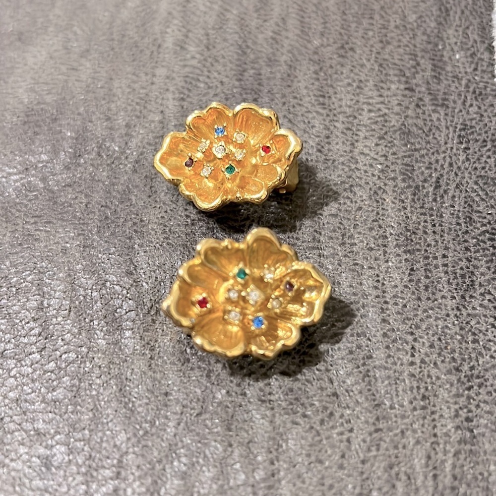 Vintage crystal earrings